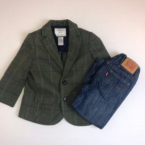 Janie and Jack Blazer & Levis Elasticated Jeans Bundle 2T